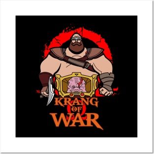 Funny Villain War God Gaming Cartoon Parody Mashup Posters and Art